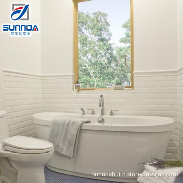 75x150m bevel edge white ceramic and porcelain subway wall decorative tiles